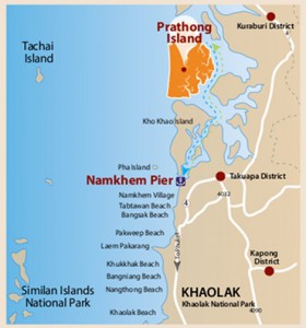 Koh Prathong Map